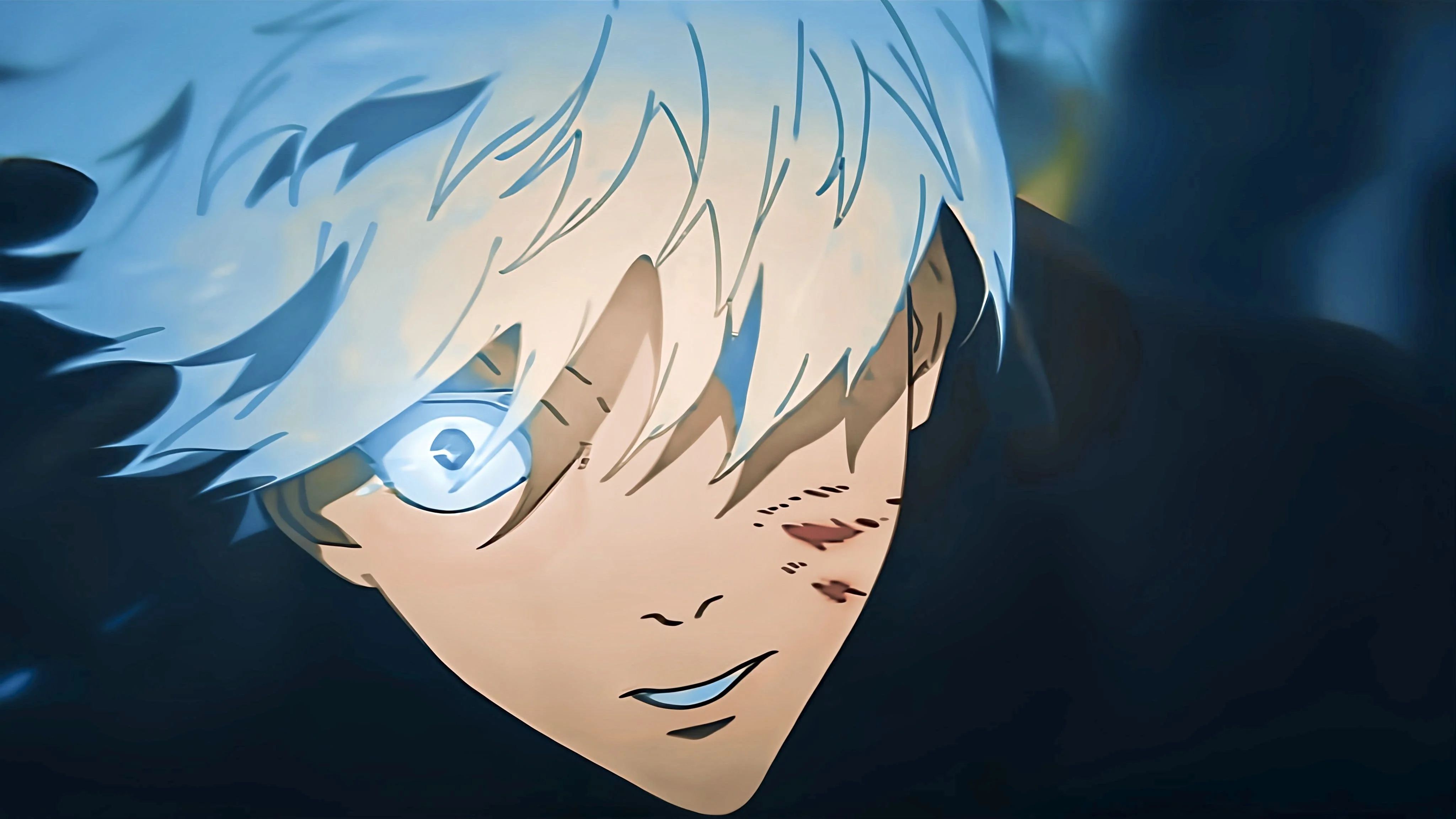 SATORU GOJO BLUE EYES jujutsu-kaisen curse jjk