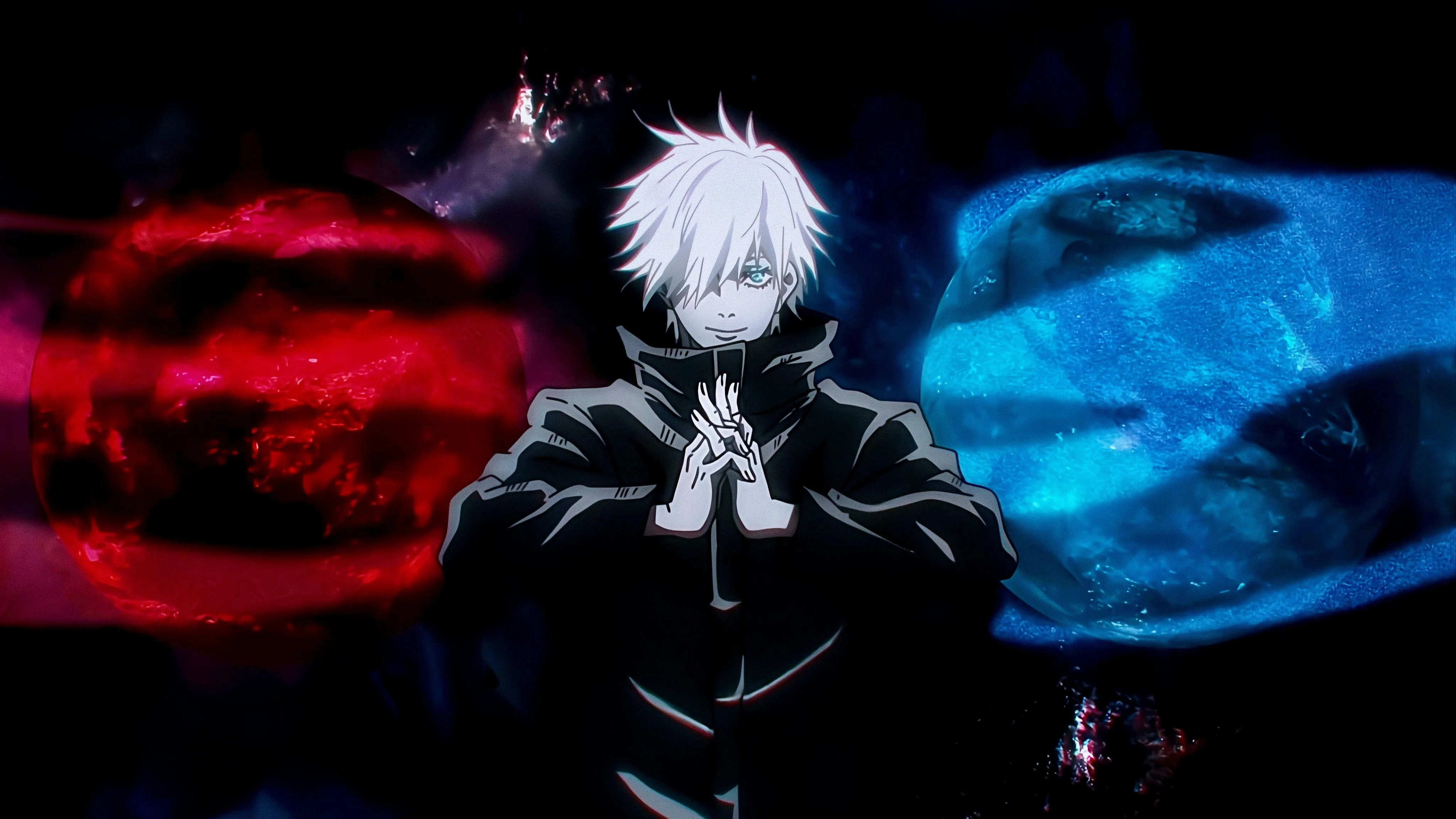 SATORU GOJO BLUE EYES jujutsu-kaisen curse jjk